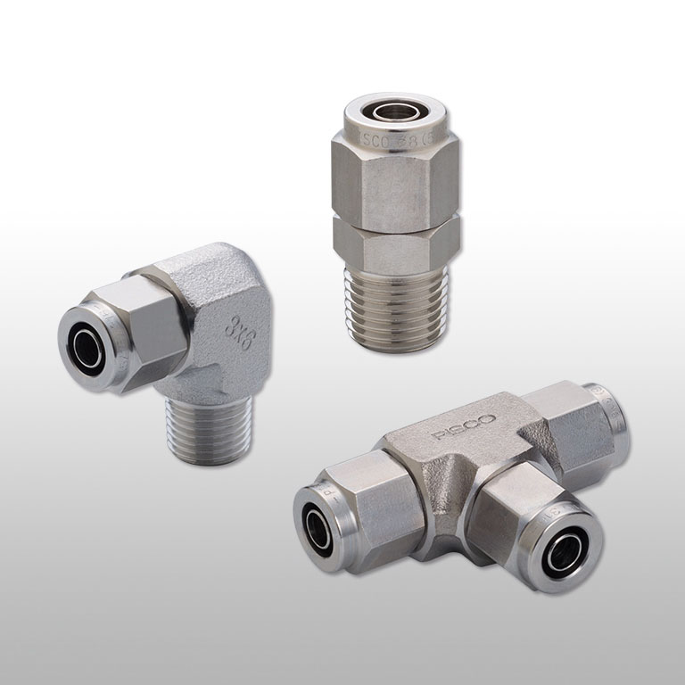 Polypropylene (PP)  Ferrule Fittings